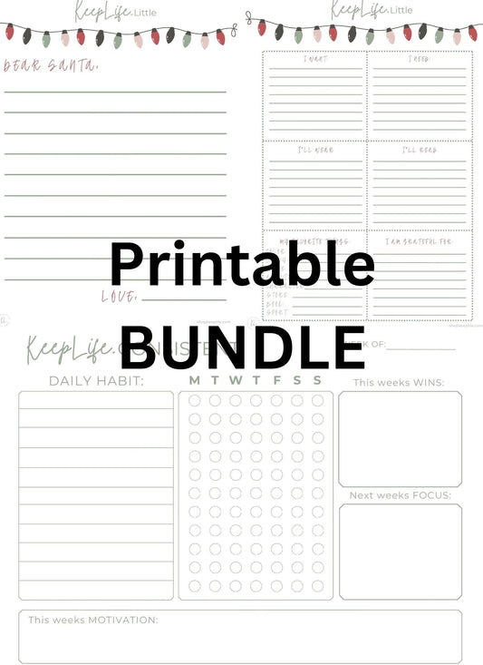 KeepLife.SIMPLE Printable Bundle